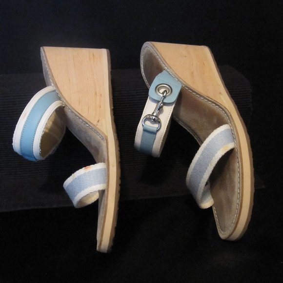 Coach Camilla Wedge Sandal 9B - Picture 4 of 8